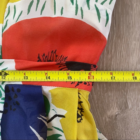 Anthropologie | ‘Girls From Savoy’ Silk Poppy Print Dress - Picture 10 of 12